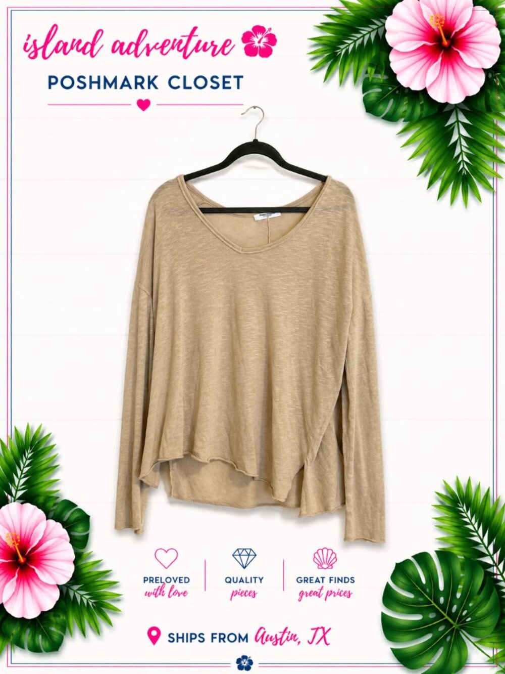 Project Social T Los Angeles Tan Cream - L